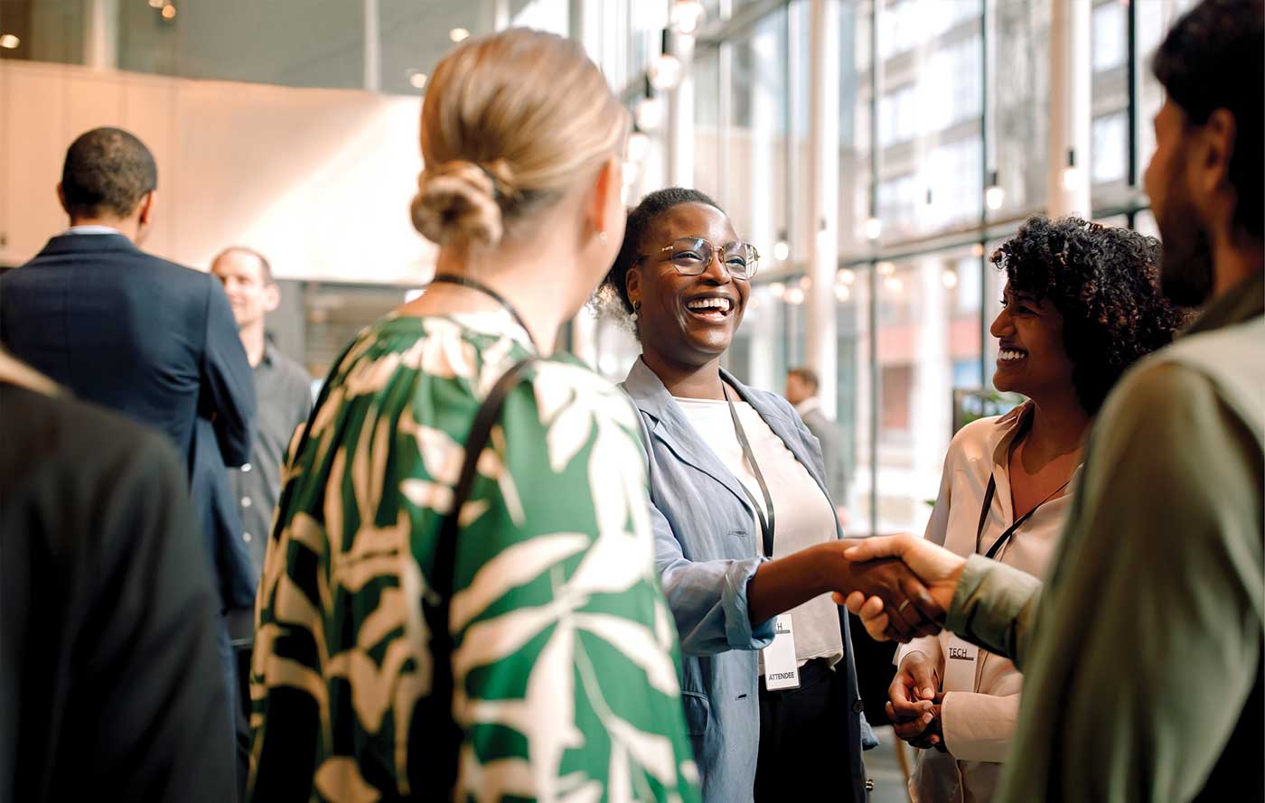 business professionals networking